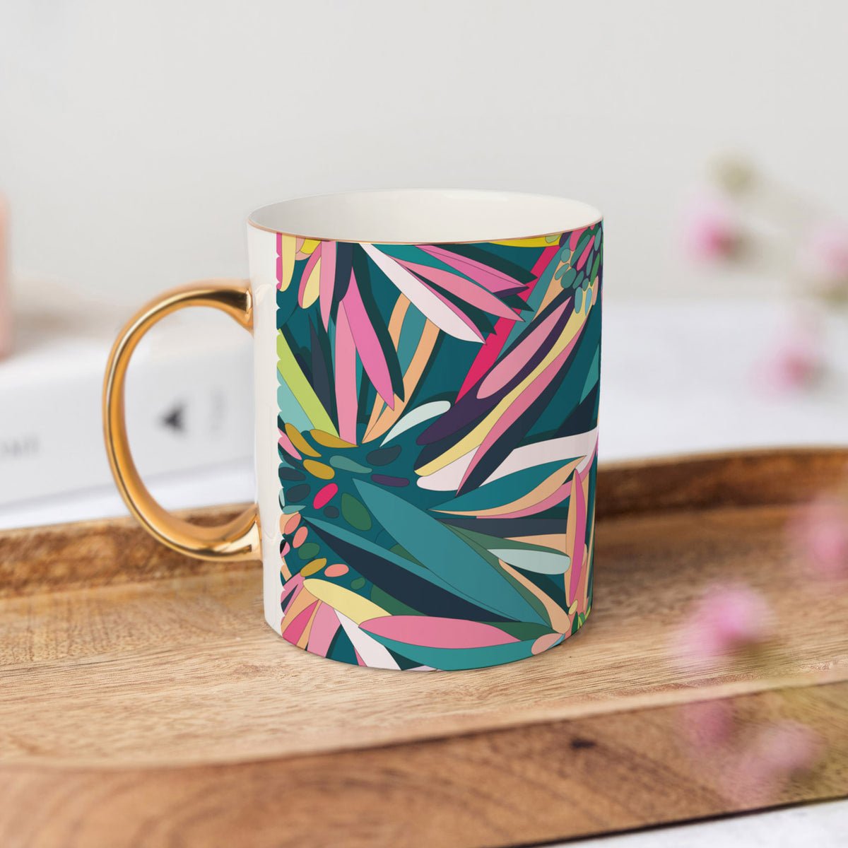 Sea Aster Mug | Coastal-Inspired Bone China Design – Bean and Bemble