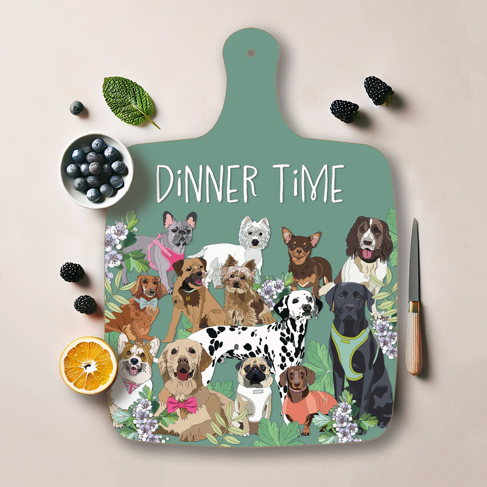 Walkies Stylish UK Made Gifts Homeware for Dog Lovers High Quality Bean and Bemble