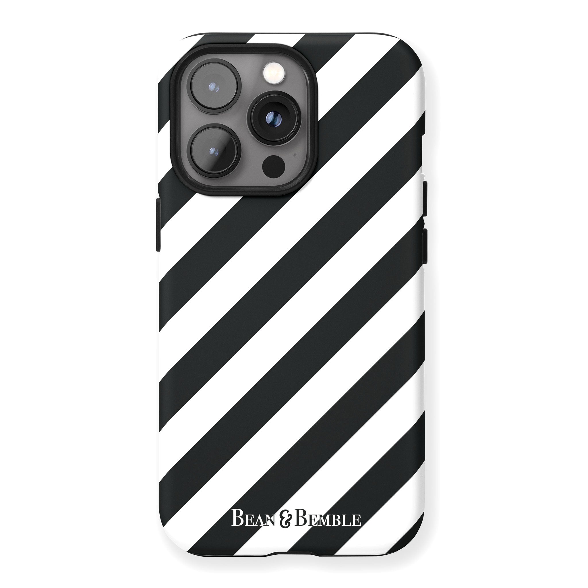 Black and white patterned protective iphone cover