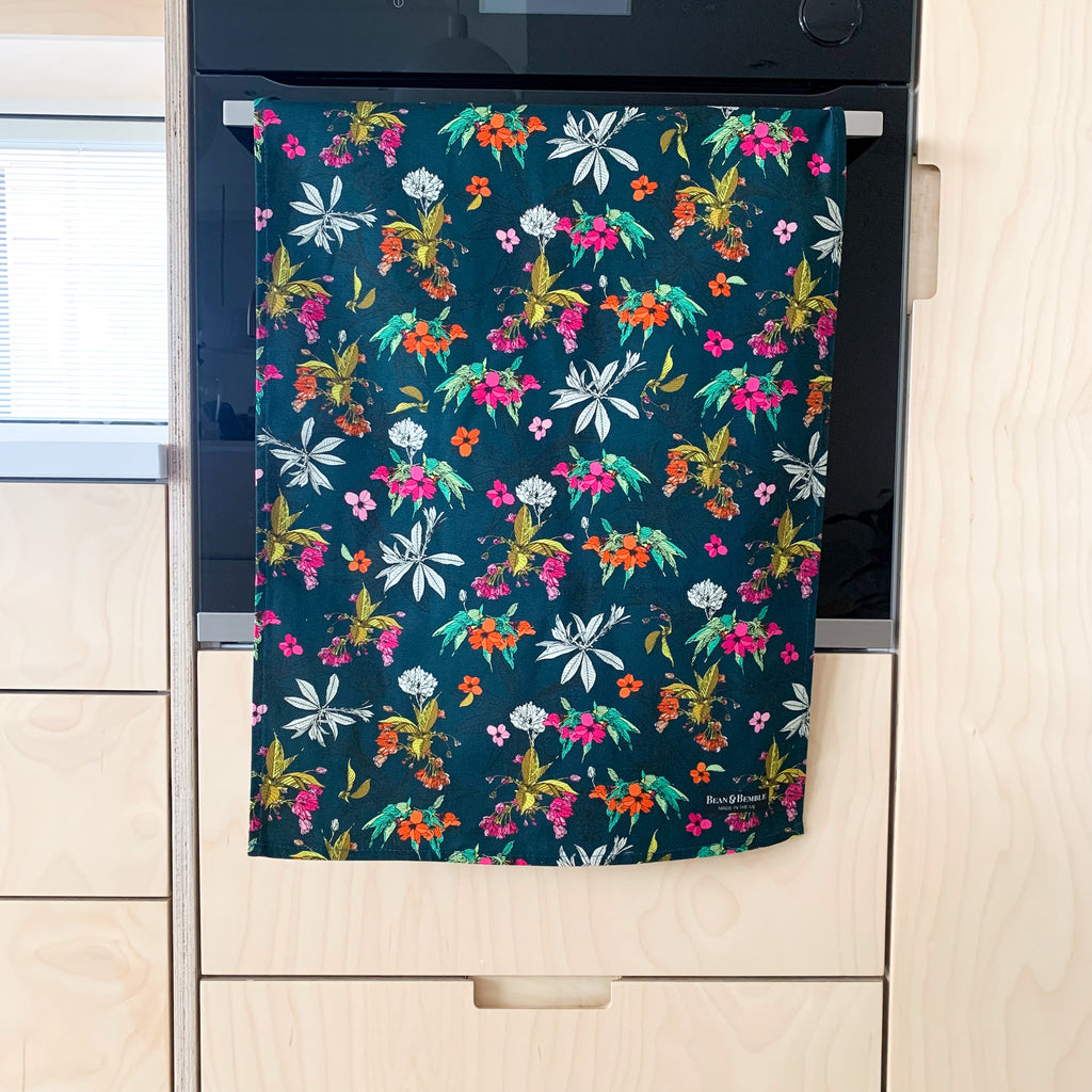 Speaking in Cursive Printed Tea Towel – CoCo B. Kitchen & Home